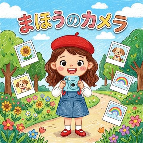 絵本「まほうのカメラ」の表紙