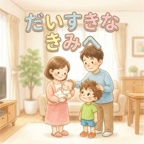 絵本「だいすきな きみへ」の表紙