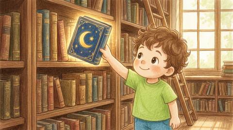 絵本「まほうのレッスン」の挿絵